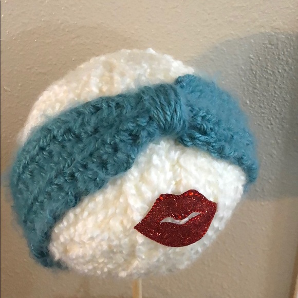 Brand New Turquoise Handcrafted Ear Warmer - Picture 3 of 4